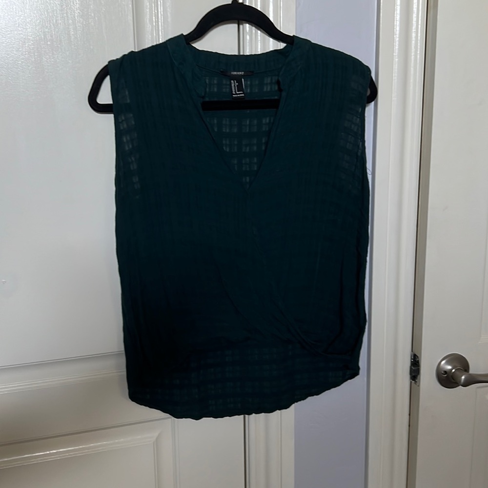 Dark Green Blouse